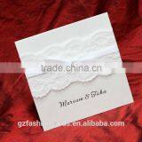 2014 Royal Unique Wedding Invitation Cards With Lace and Buckle thumbnail-1
