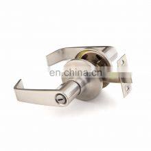 High Quality Factory Price Zinc Alloy Lever Brass Cylinder Cylindrical Handle Door Lock thumbnail-1