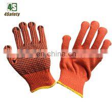 4SAFETY 10G Grey String Knitted Cotton PVC Dotted Gloves Work thumbnail-2