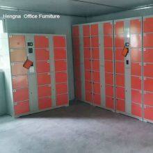 Apartment Building Electronic Locker - Package Delivery System With Mobile App Notification