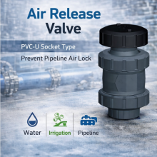 PVC Air Release Valve Socket Type Water Pipeline Vent Valve thumbnail-1