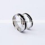 New Design Couple Rings 316l Stainless Steel Jewelry Wedding Rings thumbnail-5