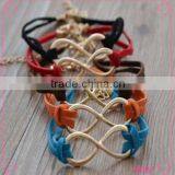 2015 Trendy Jewellery Wrap Bracelet of Leather for Couple All Handmade Exquisite Bracelet thumbnail-1