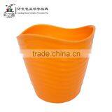 Direct Manufacturer Special Wavy Shape Caizhipen MX1301 Melamine Flower Pot Wholesale thumbnail-5