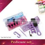 FS1006 Hot China Factory 5pcs Colorful Toe Separators Pedicure Set thumbnail-1