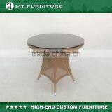 round wicker coffee table