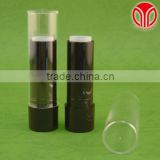Made in Taiwan 12.1mm Cup Size Empty Lip Balm Container Wholesale Black Lip Balm Tube Packaging