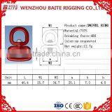 4KN Breaking Force Aluminum Double Swivel Bolt ,Red Swivel Aluminum Ring , Snap Hook Bag Parts & Accessories thumbnail-2