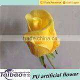 PU Material Real Touch Decoration Yellow Rose Bud Wholesale thumbnail-1