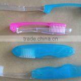 New Design Best Selling Travel Folding Toothbrush for Airline thumbnail-1