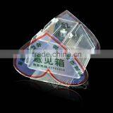 GH-RJ015 Heart Shape High Polished Acrylic Suggestion Box ,modern Acrylic Suggestion Box thumbnail-4
