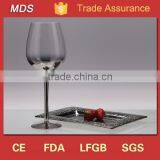 Top Quality Ribbed Silver Electroplating Wine Glass Manufacturer thumbnail-1