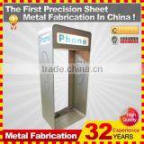 English Metak Red Telephone Booths Foshan China