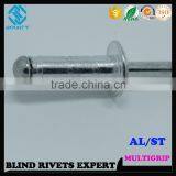 HIGH QUALITY FACTORY DOME HEAD ALUMINUM STEEL MULTI-GRIP POP RIVETS thumbnail-4