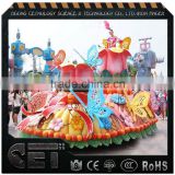Decorative parade float fiberglass vehicle turtle animal parade