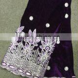 China Home Textiles Sequin Embroidery Velvet Fabric Printd Velvet Fabric Wholesale thumbnail-5