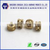 Knurled brass nut decorative nut