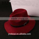 Fashion Top Hat British Fashion Hats Imitation Wool Outdoor Sun Hat