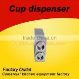 Hot Sale Stainless Steel Table Top Plastic/paper Cup Dispener