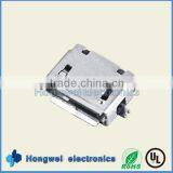 Micro USB Receptacle Female A Type Connector With Registration Mast