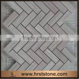 milky white marble mosaic tile