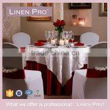 LinenPro New Arrival Table Cleaning Cloth Embroidery Round Table Cloth thumbnail-4