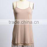 Latest Design Adjustable Strap Girls Dress Elastic Lace Slip Dress Extenders thumbnail-6