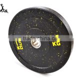 Weighlifting hi-temps crossfit bumper plate for gym use and home use