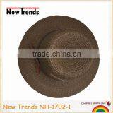 Brown Paper Straw Bucket Hats for Unisex thumbnail-3