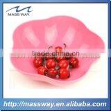 Large Unique Pink Plastic Melamine Salad Bowl