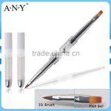 ANY Rhinestone Double Side Using Nail Design 3D Flat Nail Art Brush Angular thumbnail-1