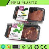 Disposable Black PP Meat/beef Tray thumbnail-2