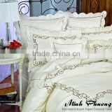 Hot sale bedding sets 100% cotton with embroidery