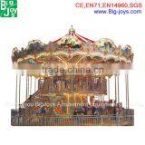 Deluxe Attractive Rides Double Deck Carousel for Sale thumbnail-2