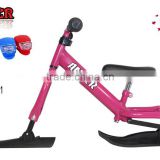 Ander patent Pink color snow scooter for kid with bike light