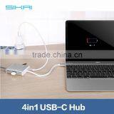 For USB Type-C Laptop For New MacBook Chrome Book Pixel 2 USB 3.0 Type C Hub Support Charging and Internet thumbnail-5
