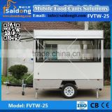 Scooter Cart Commercial Hot Dog Cart Mobile Trailer Mini Food cart