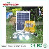 10W Solar Panel Protable Solar Home Lighting Kits