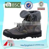 Black Canvas Upper PVC Outsole Cheap Women Ankle Boot thumbnail-3