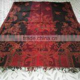 WEIVED STOLE SILK & WOOL thumbnail-2