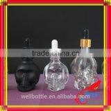 Skull Shape Glass Dropper Bottle for E-juice Essentional Oil Bottle thumbnail-4