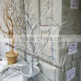 90CM silver wedding mantaniza wish potted tree crystal table tree decoration