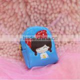 Factory wholesale PU Keychain / leather coin purse