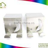 Adjustable Smiling Face Shape Stainless Steel Over the Door Cloth Hanger Hook thumbnail-1