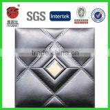 2016 400*400mm 3D Leather Wall Panel Decorative 3d PU Leather Covering Wall Panel Ceiling Panels thumbnail-1