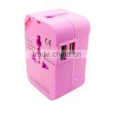 High Quality Factory Sale 5V 2.1A World Travel Adapter With Usb