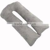 Only 50pcs MOQ High Quality 100% Polyester New Fashion Minky Dot Breathable Maternity Pillow thumbnail-1