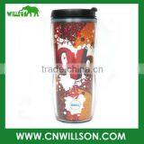 Double Wall Coffee Plastic Mug