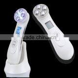 Mini Home Use Facial Beauty Device 6 Color Ultrasonic Led Lights Photon Face Massager thumbnail-3