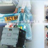 Plastic Collapsible Rolling Cart Foldaway Plastic Cart 38*33*36 cm thumbnail-4